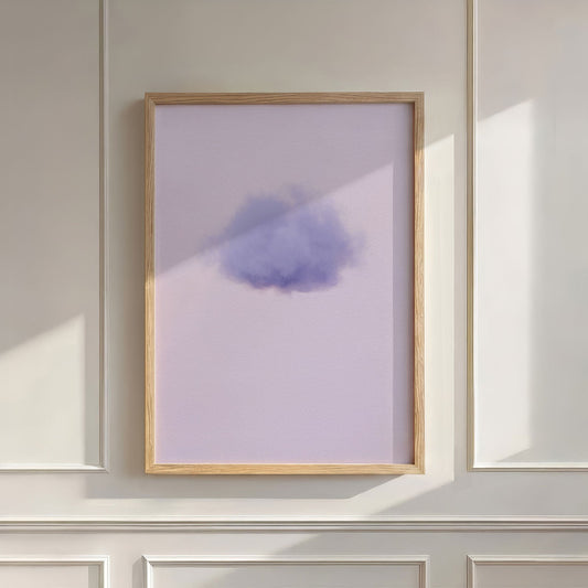 Petal Cloud · Orchid Mist, Wall Art, Vertical