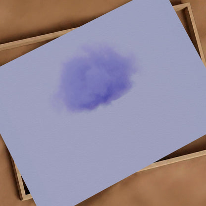 Art Print Showcase Of Petal Cloud · Periwinkle, Horizontal