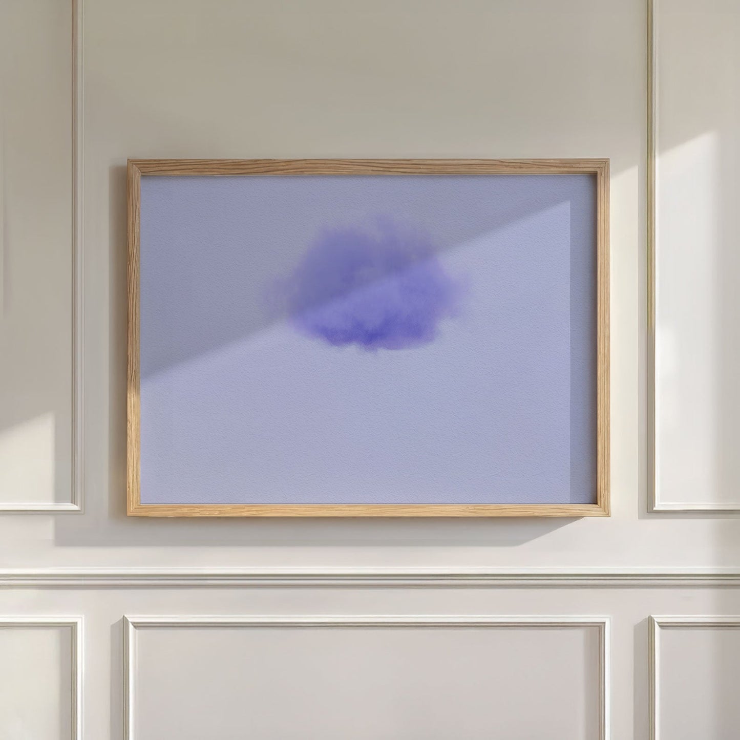 Petal Cloud · Periwinkle, Wall Art, Horizontal