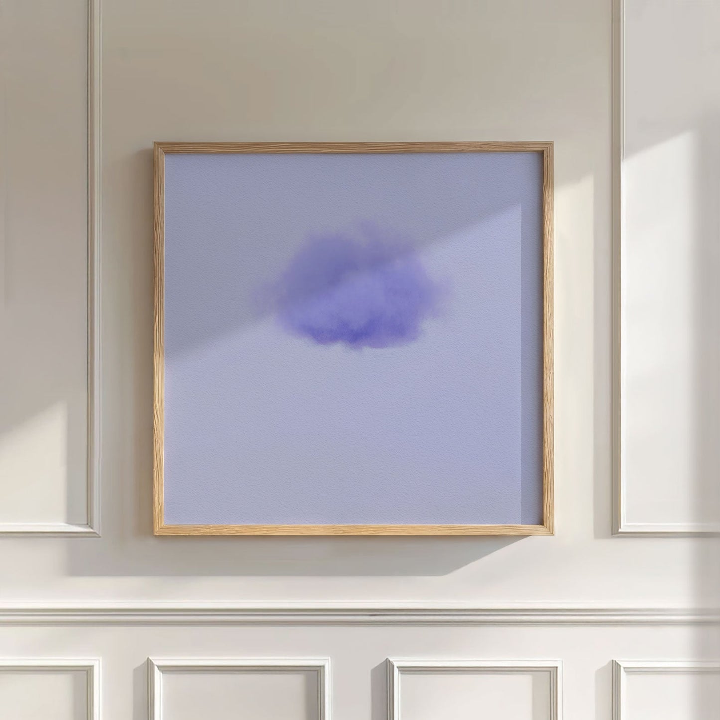 Petal Cloud · Periwinkle, Wall Art, Square