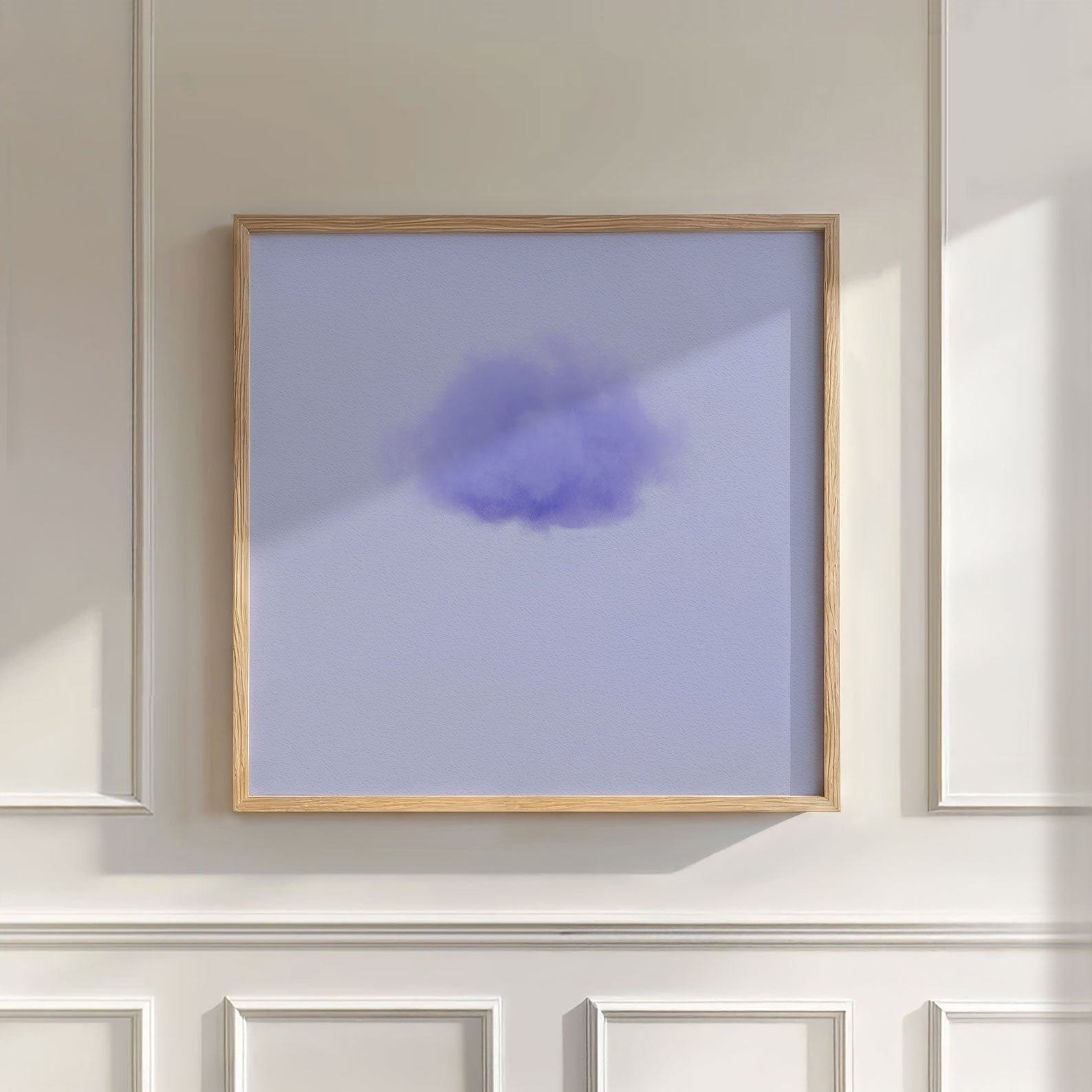 Petal Cloud · Periwinkle, Wall Art, Square