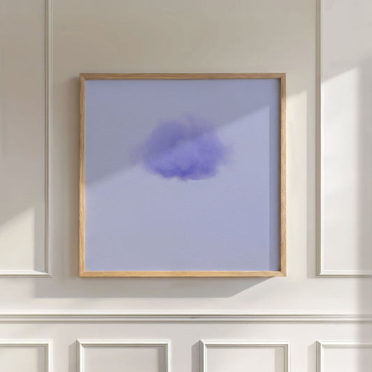 Petal Cloud · Periwinkle, Wall Art, Square