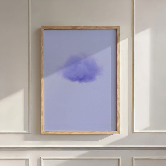Petal Cloud · Periwinkle, Wall Art, Vertical