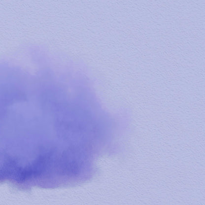 Extreme Close Up Detail Of Petal Cloud · Periwinkle, Horizontal