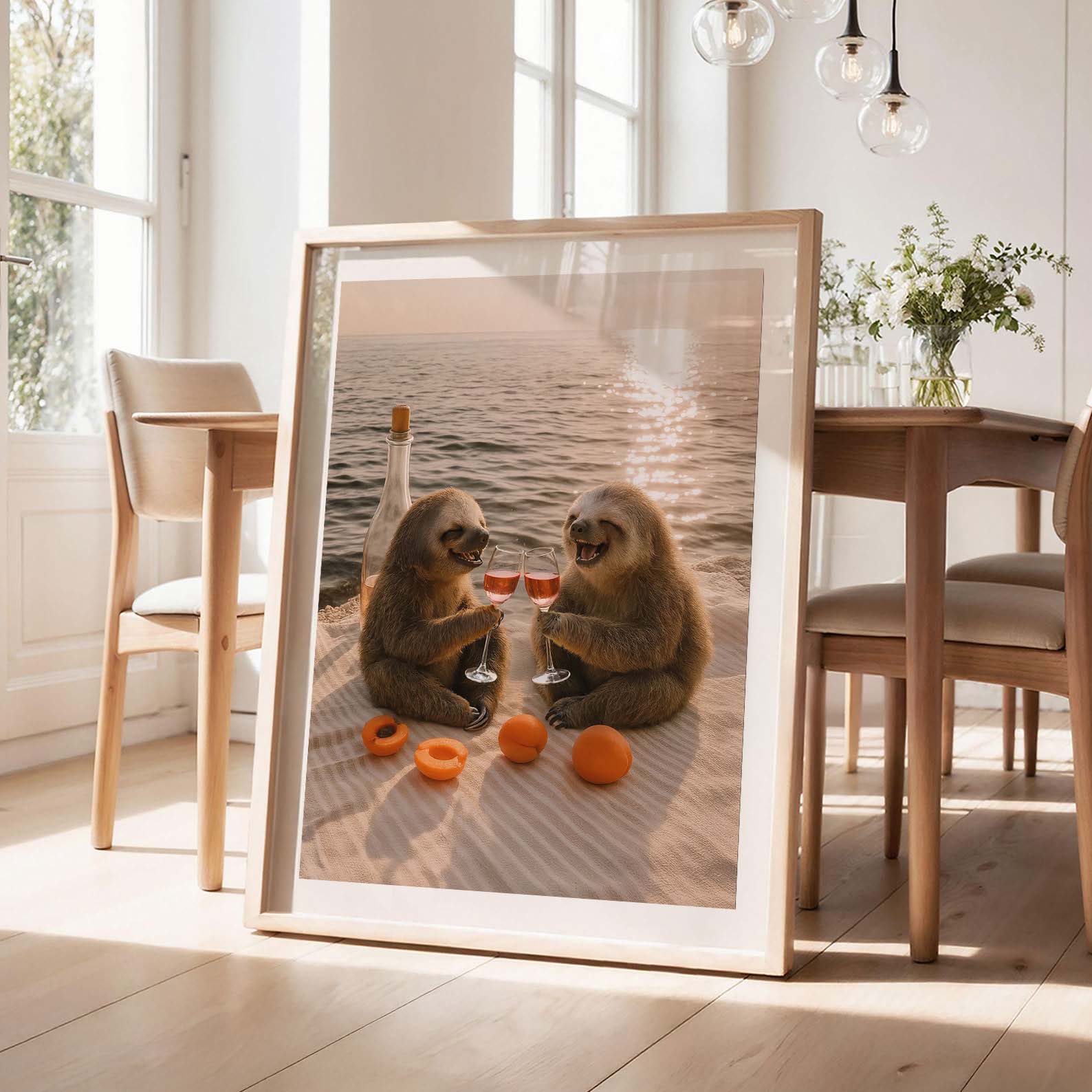 Picnic Toast II, Vertical, Framed Art