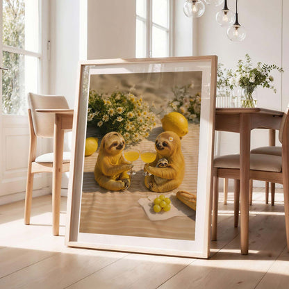 Picnic Toast I, Vertical, Framed Art