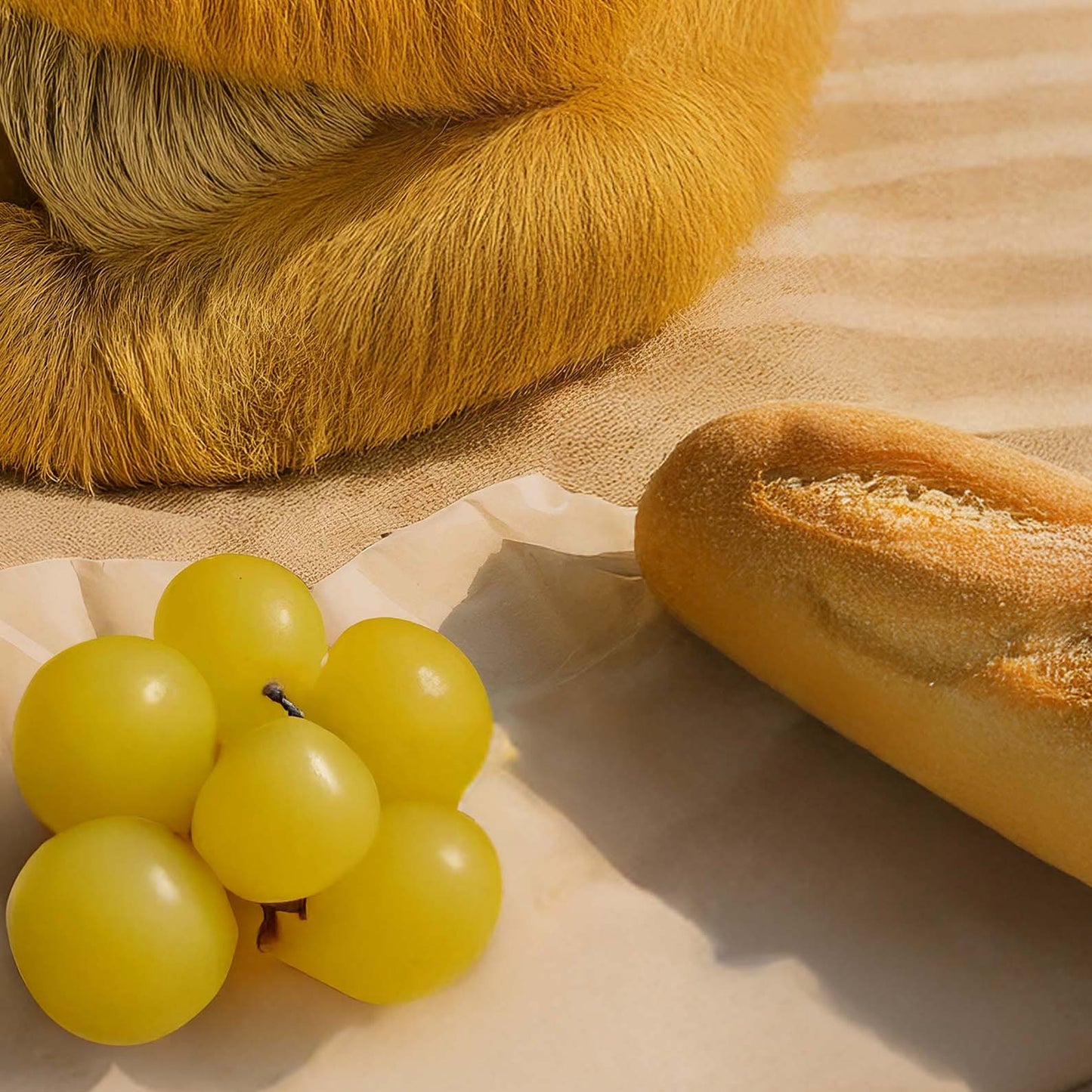 High Definition Print Quality Detail Of Picnic Toast I