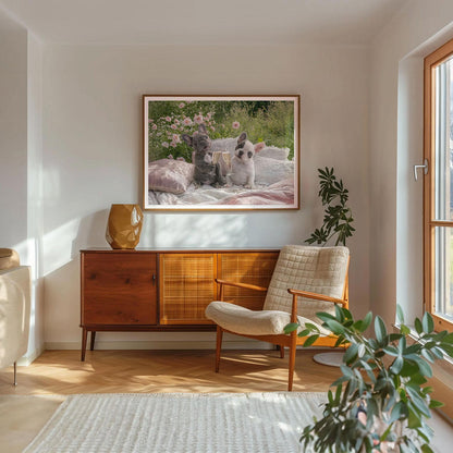 Picnic Toast, Horizontal, Framed Art