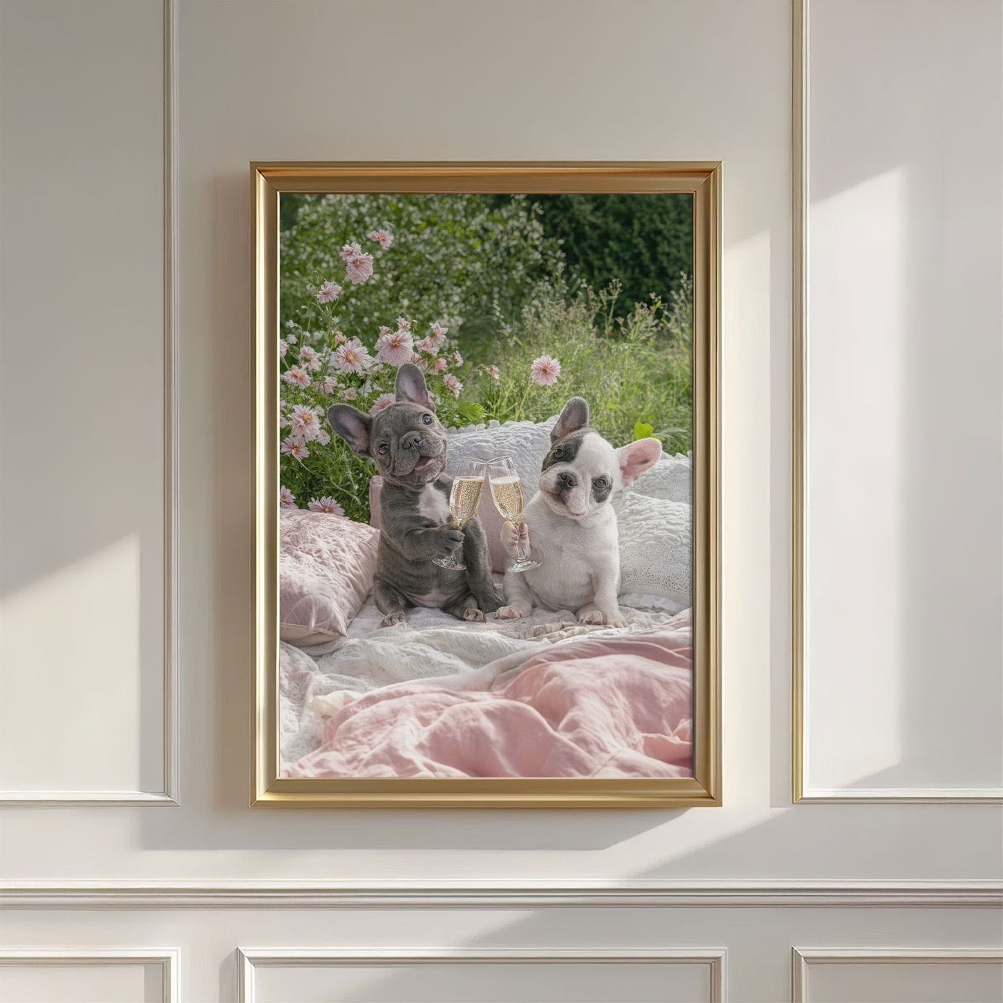 Picnic Toast, Vertical, Wall Art