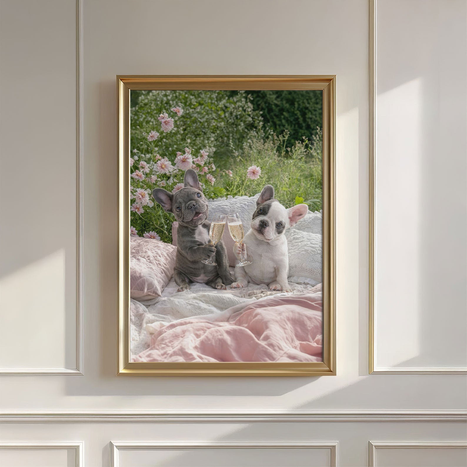 Picnic Toast, Vertical, Wall Art