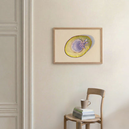 Pink Avocado, Horizontal, Framed Art