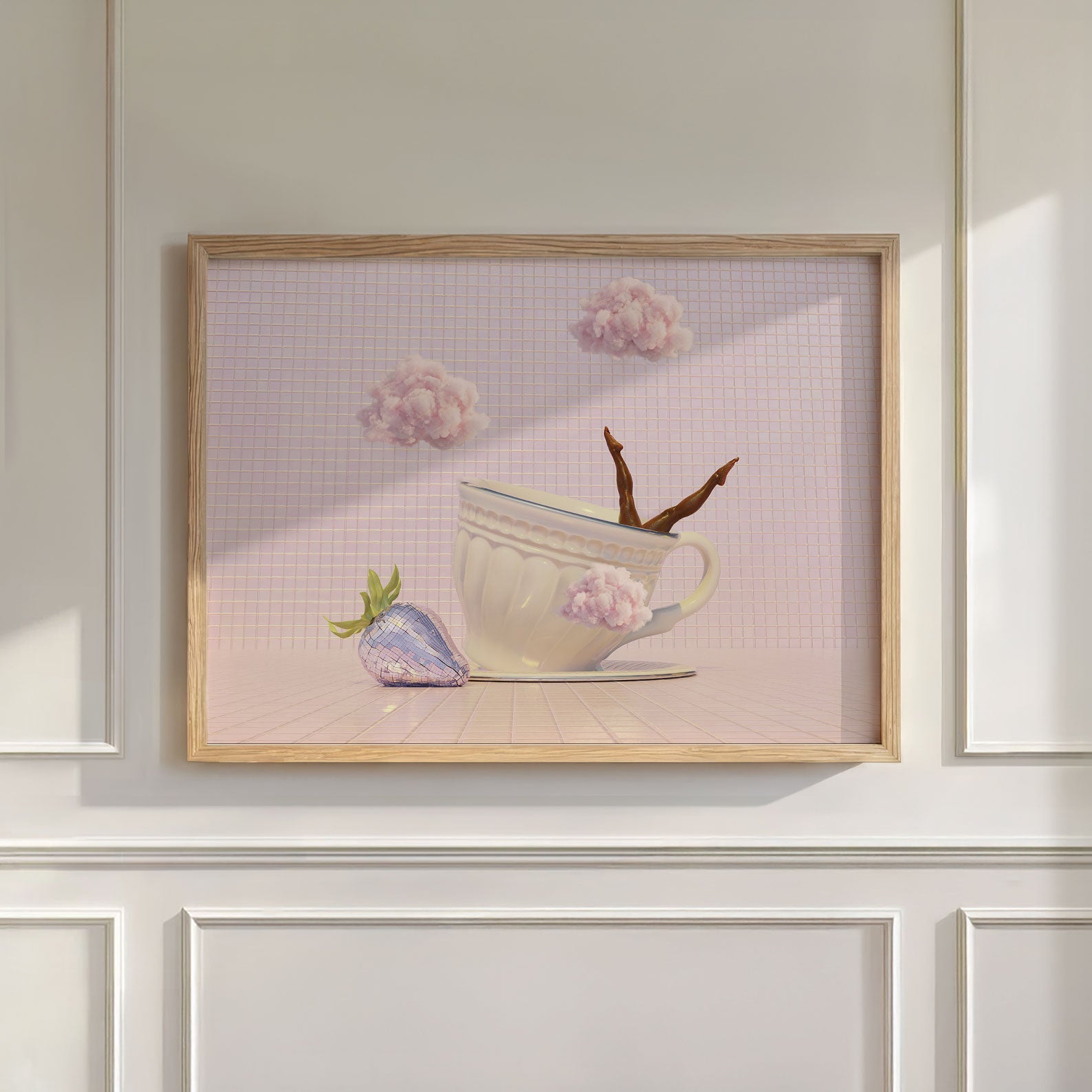 Pink Dance, Horizontal, Wall Art