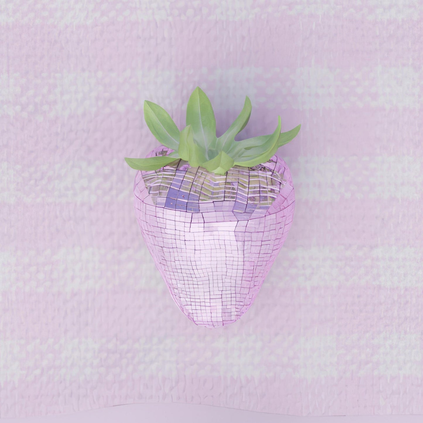 Extreme Close Up Detail Of Pink Disco Berry Grid