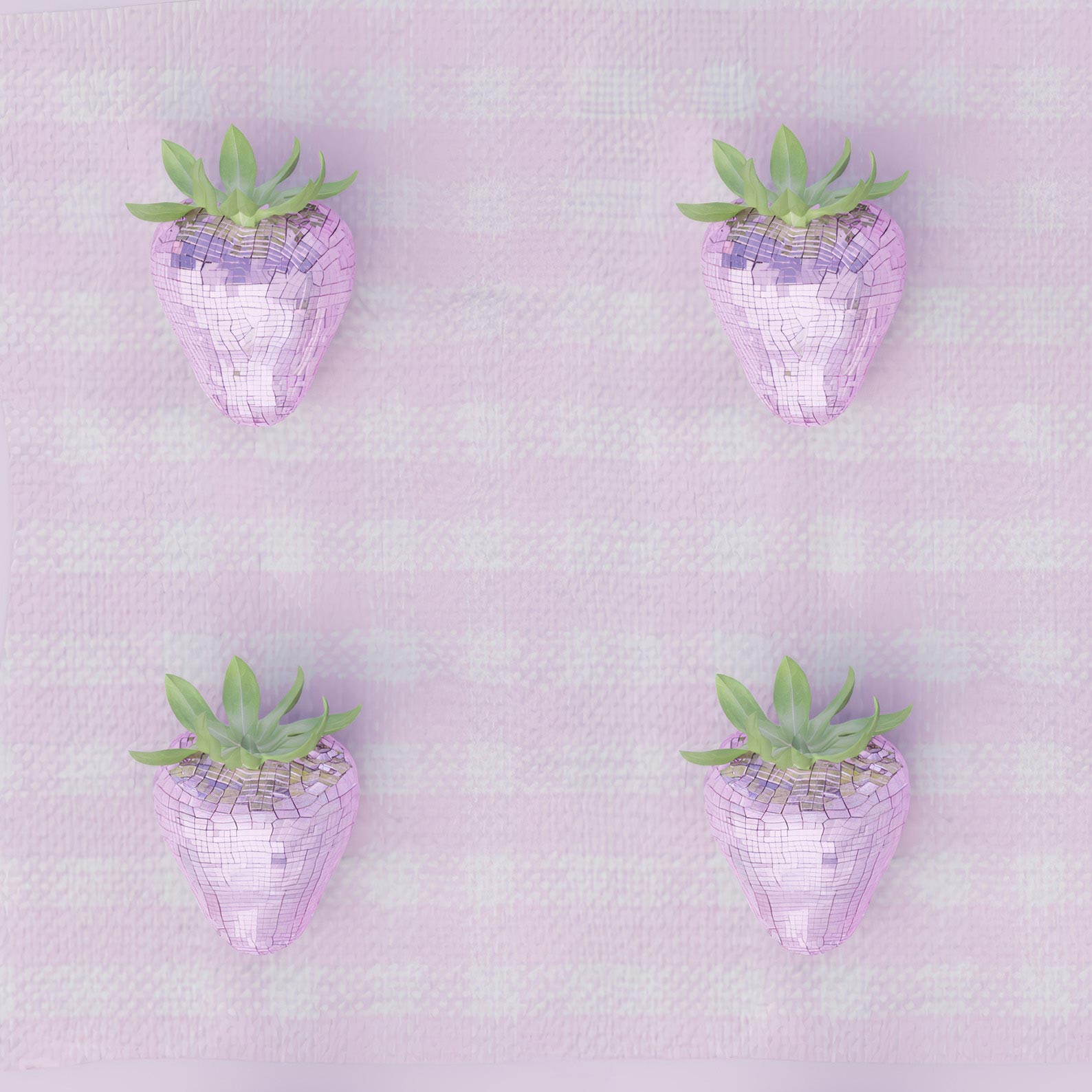 High Resolution Art Texture Of Pink Disco Berry Grid