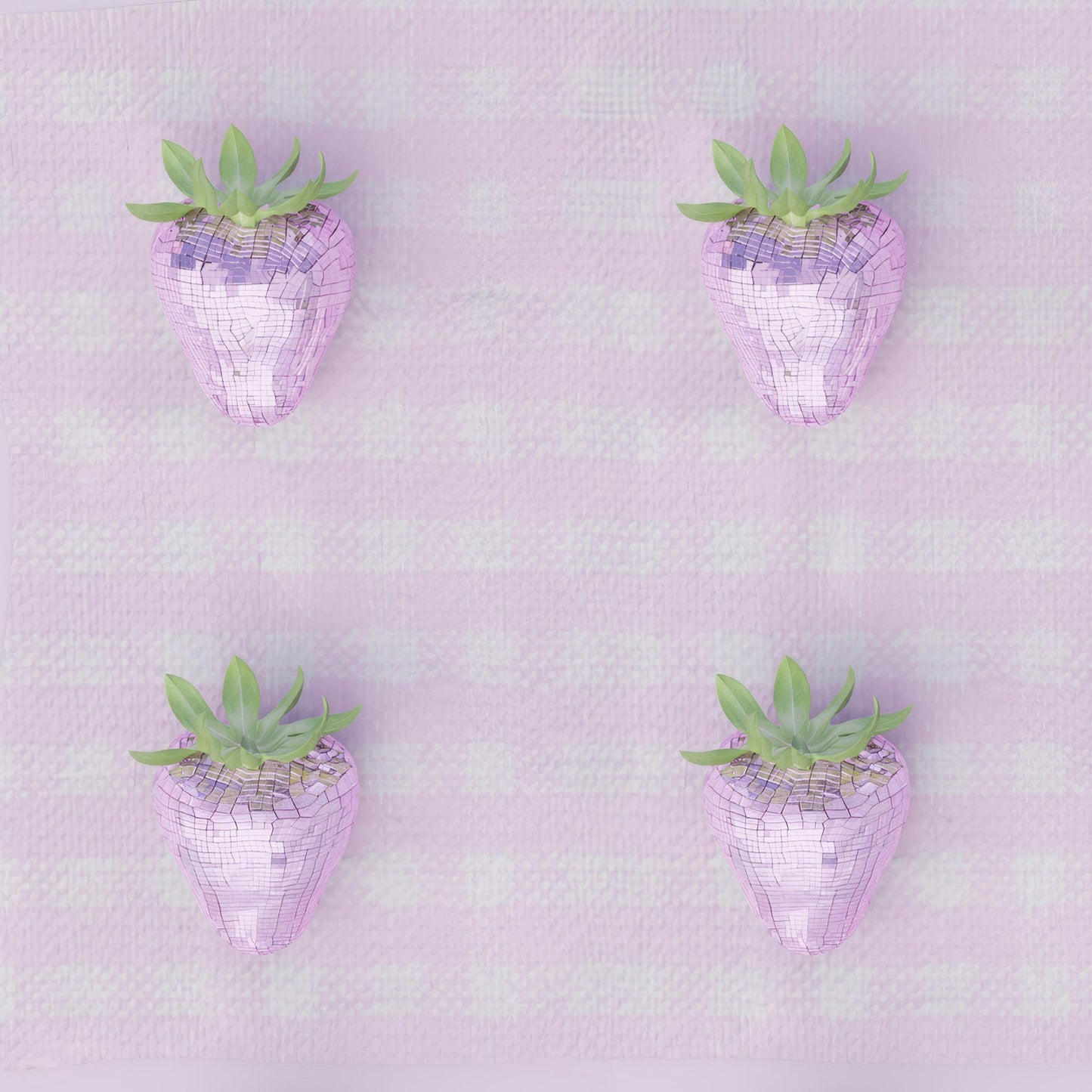 High Resolution Art Texture Of Pink Disco Berry Grid