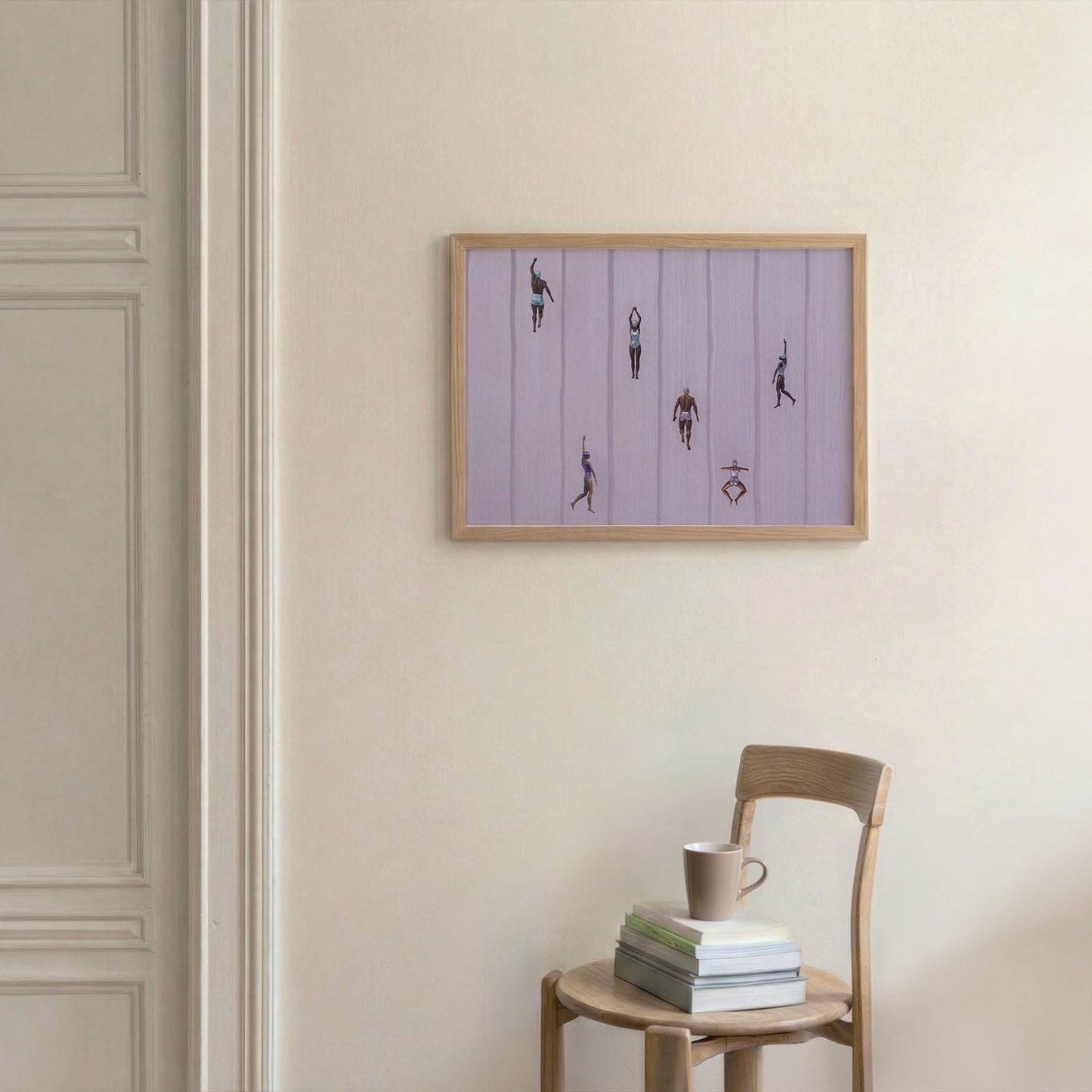 Pink Escape, Horizontal, Framed Art