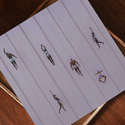 Pink Escape, Square, Art Print