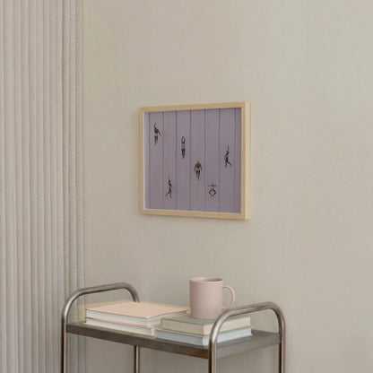 Pink Escape, Square, Framed Art