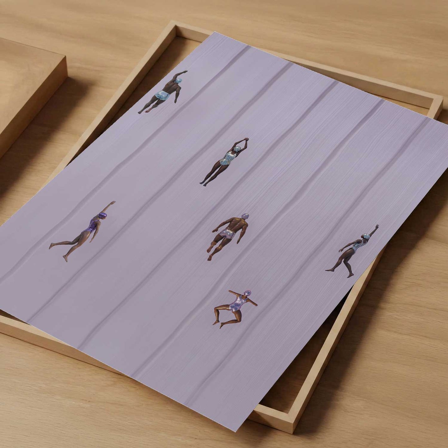 Pink Escape, Vertical, Art Print