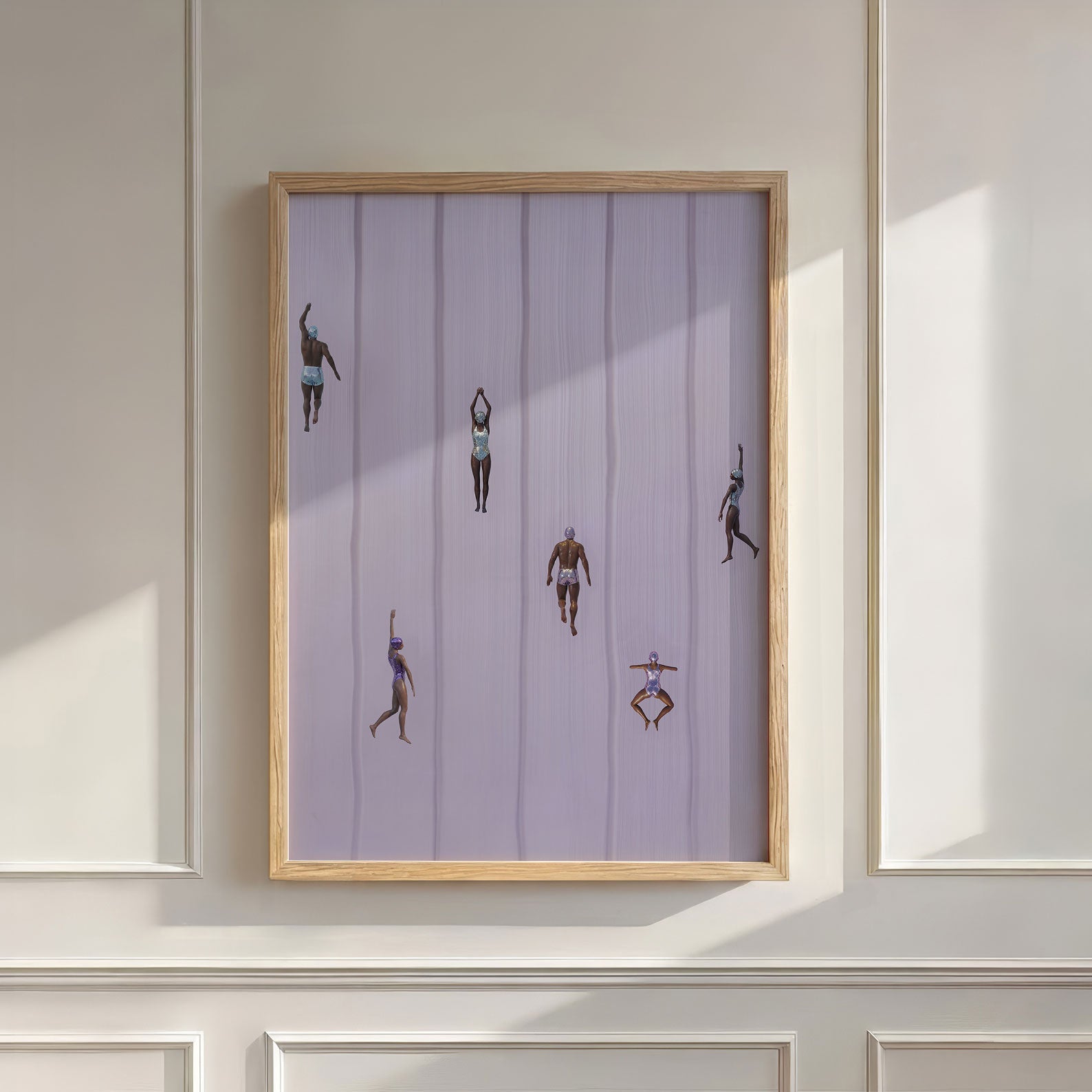 Pink Escape, Vertical, Wall Art