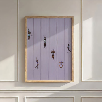 Pink Escape, Vertical, Wall Art