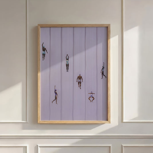 Pink Escape, Vertical, Wall Art