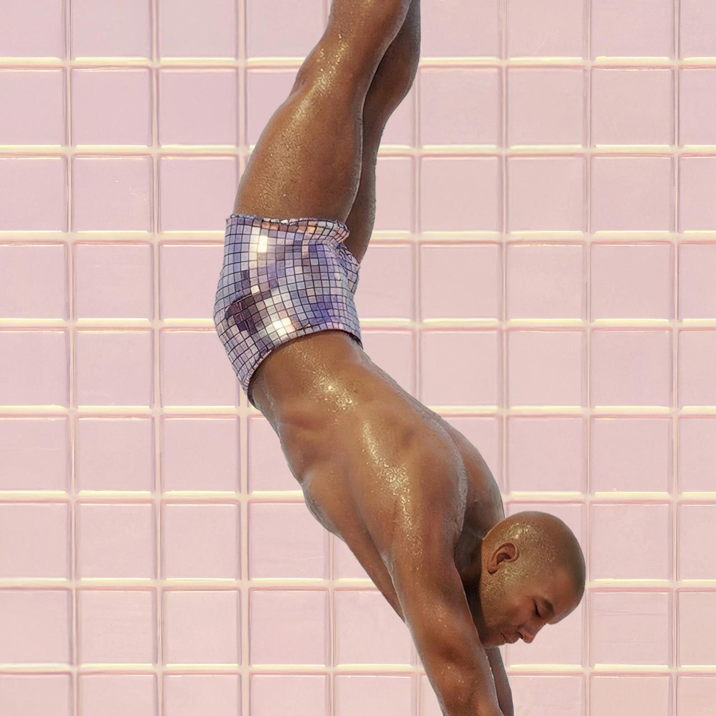 High Resolution Art Texture Of Pink High Dive