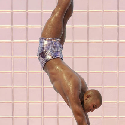 High Resolution Art Texture Of Pink High Dive