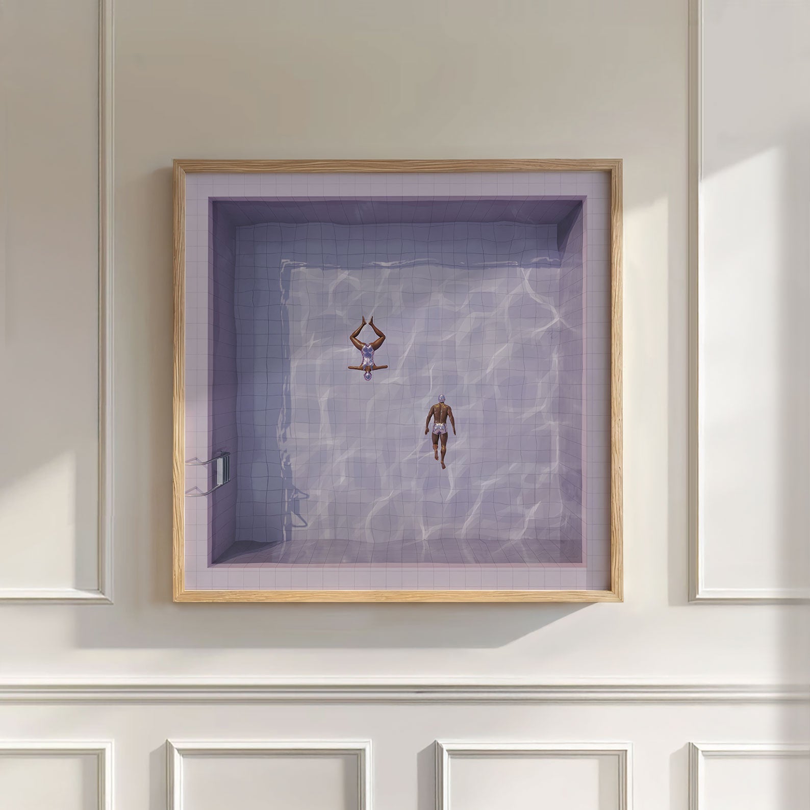 Pink Summer B, Square, Wall Art