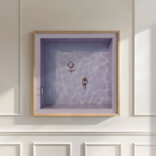 Pink Summer B, Square, Wall Art