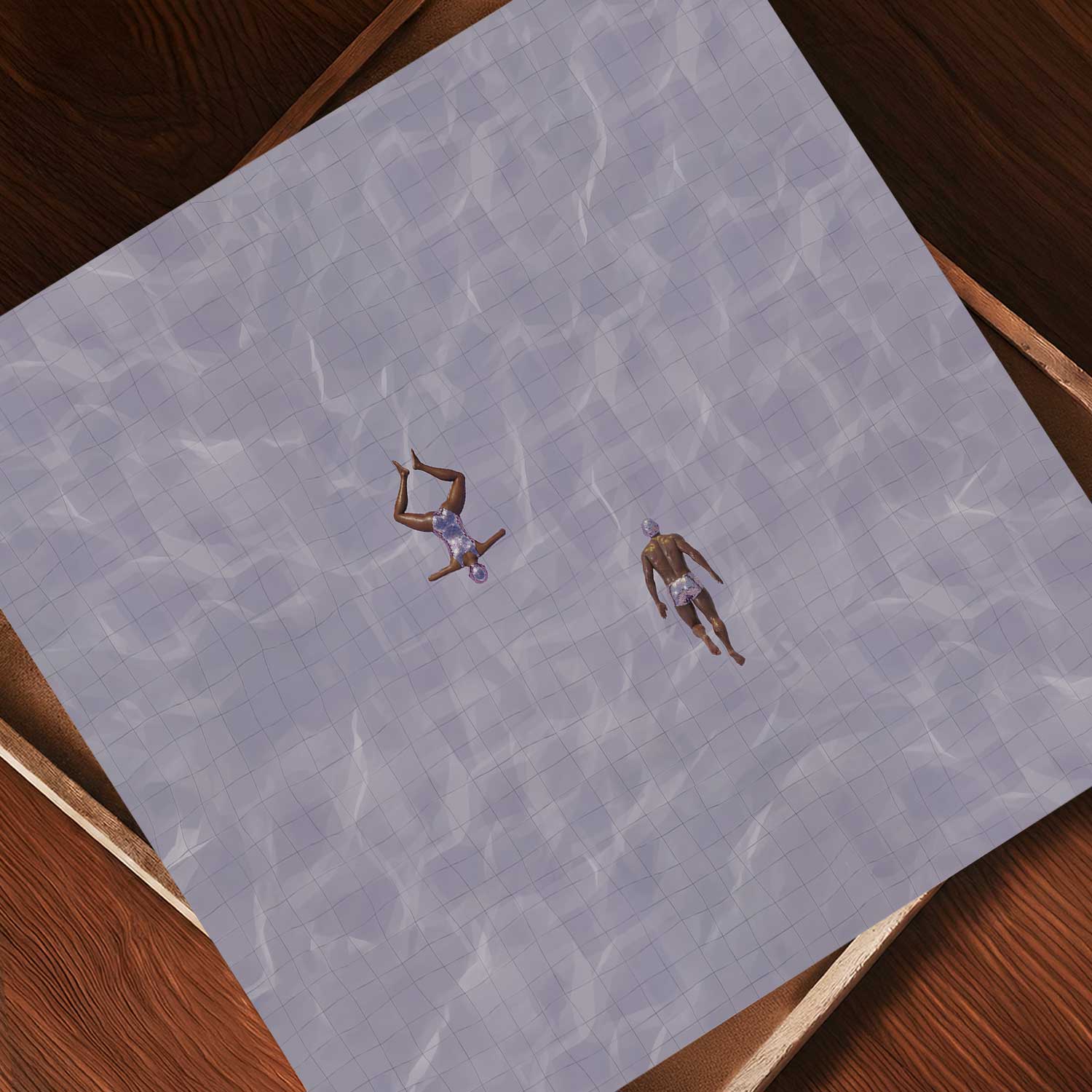 Pink Summer, Square, Art Print