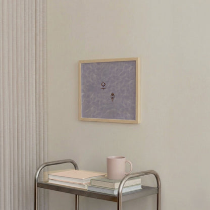 Pink Summer, Square, Framed Art