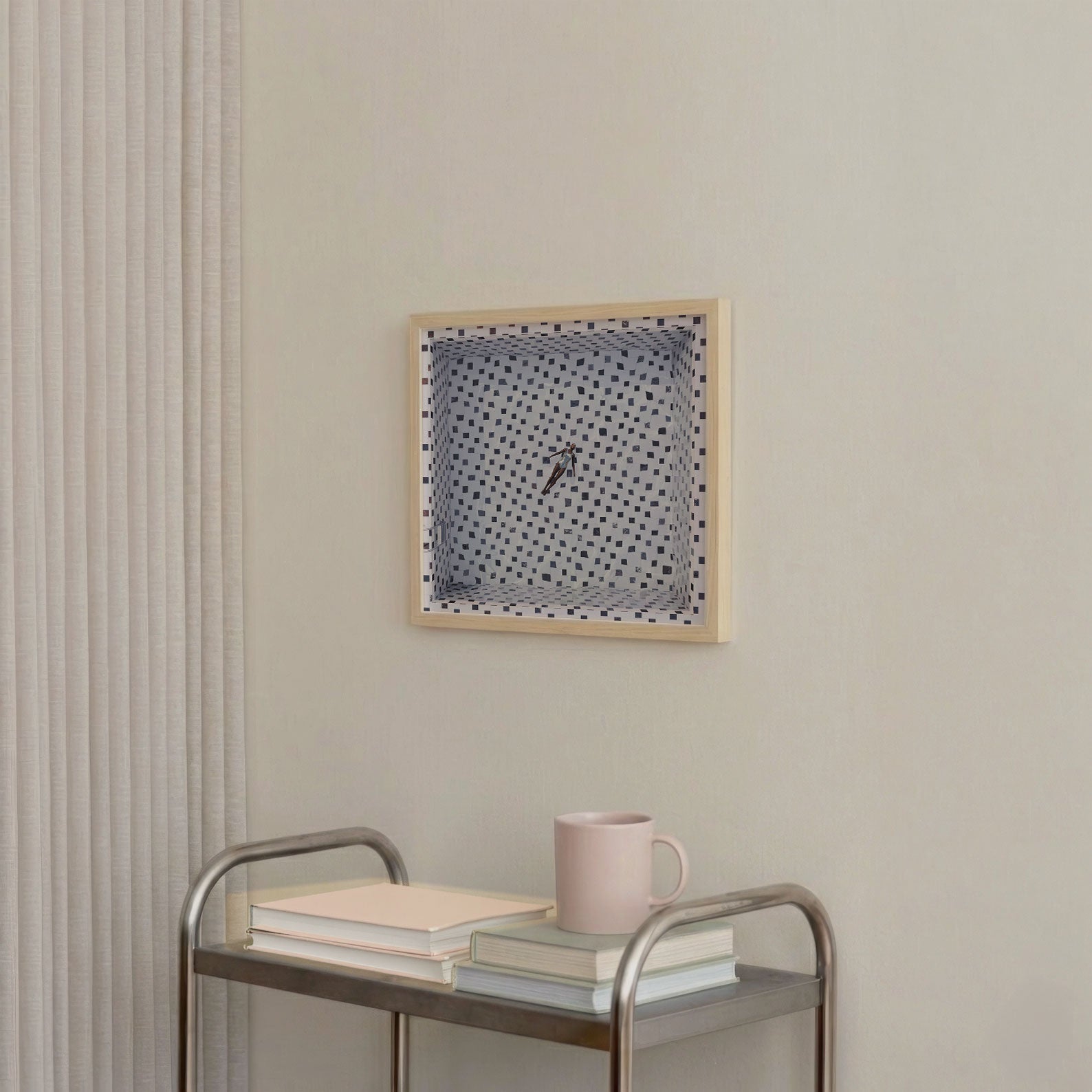 Pool Bliss B, Square, Framed Art