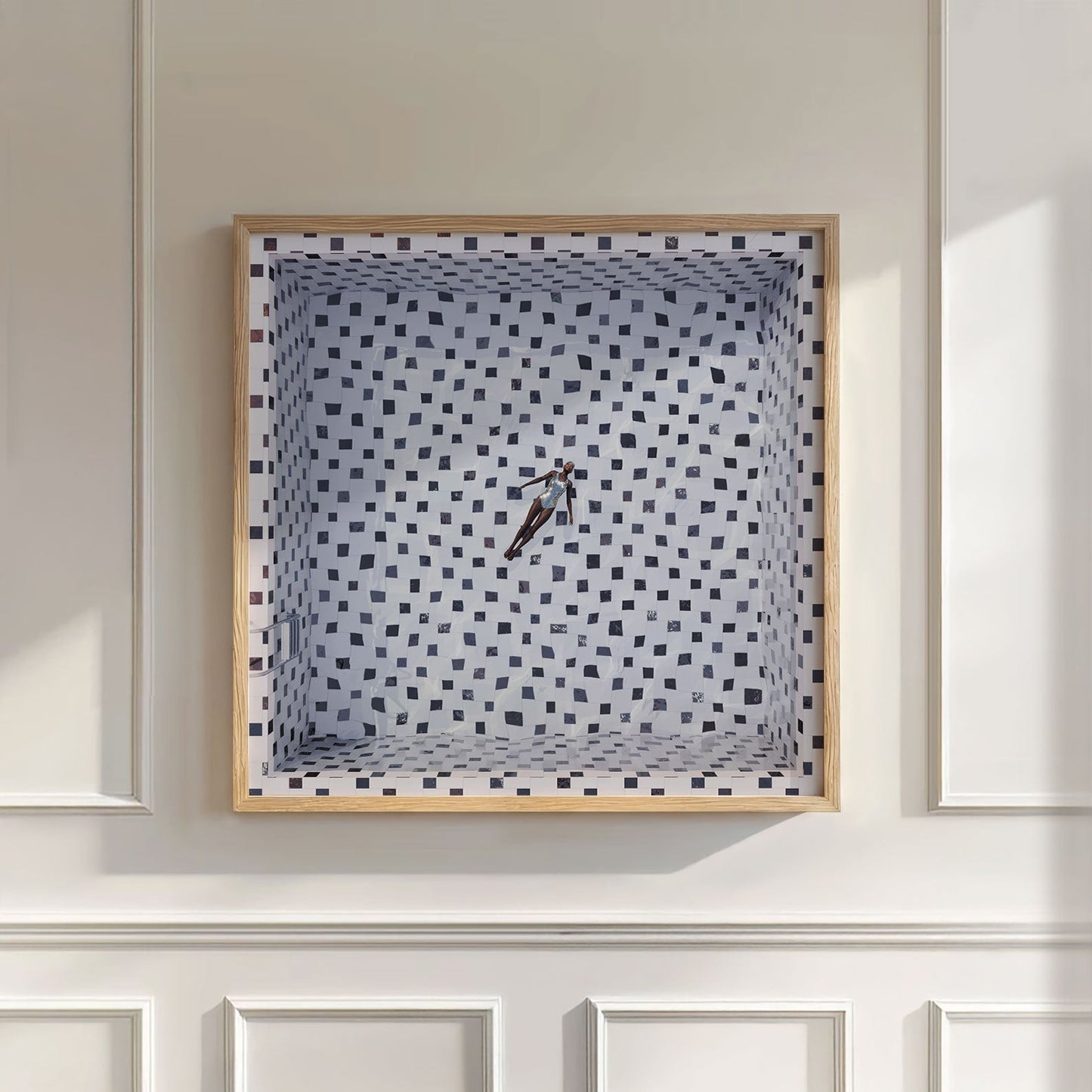 Pool Bliss B, Square, Wall Art