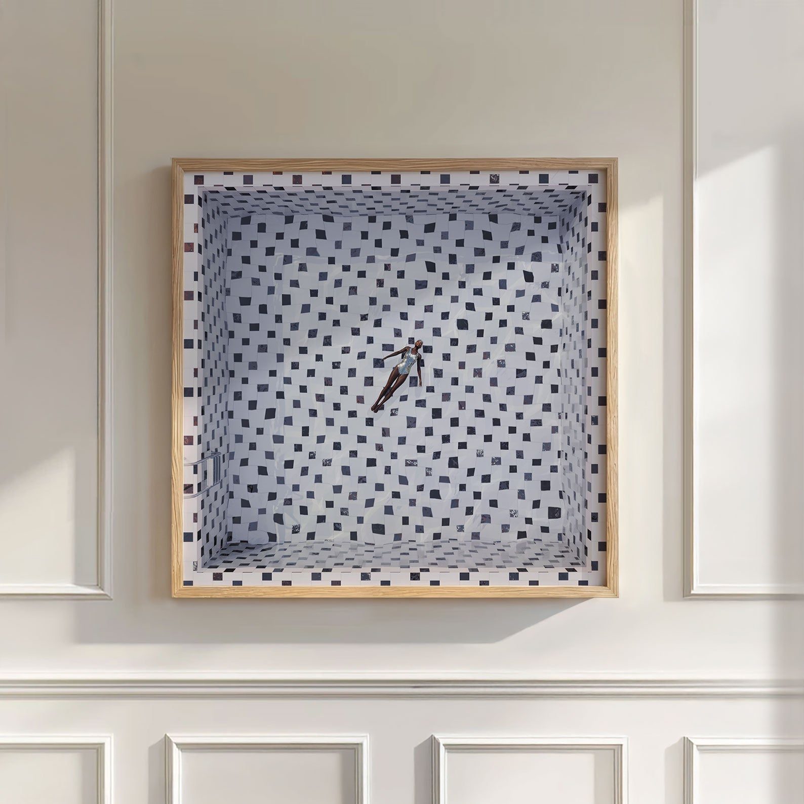 Pool Bliss B, Square, Wall Art