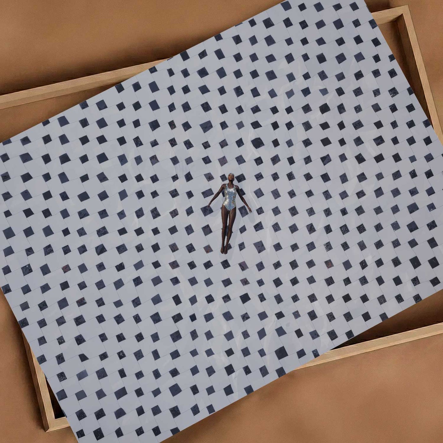 Pool Bliss, Horizontal, Art Print