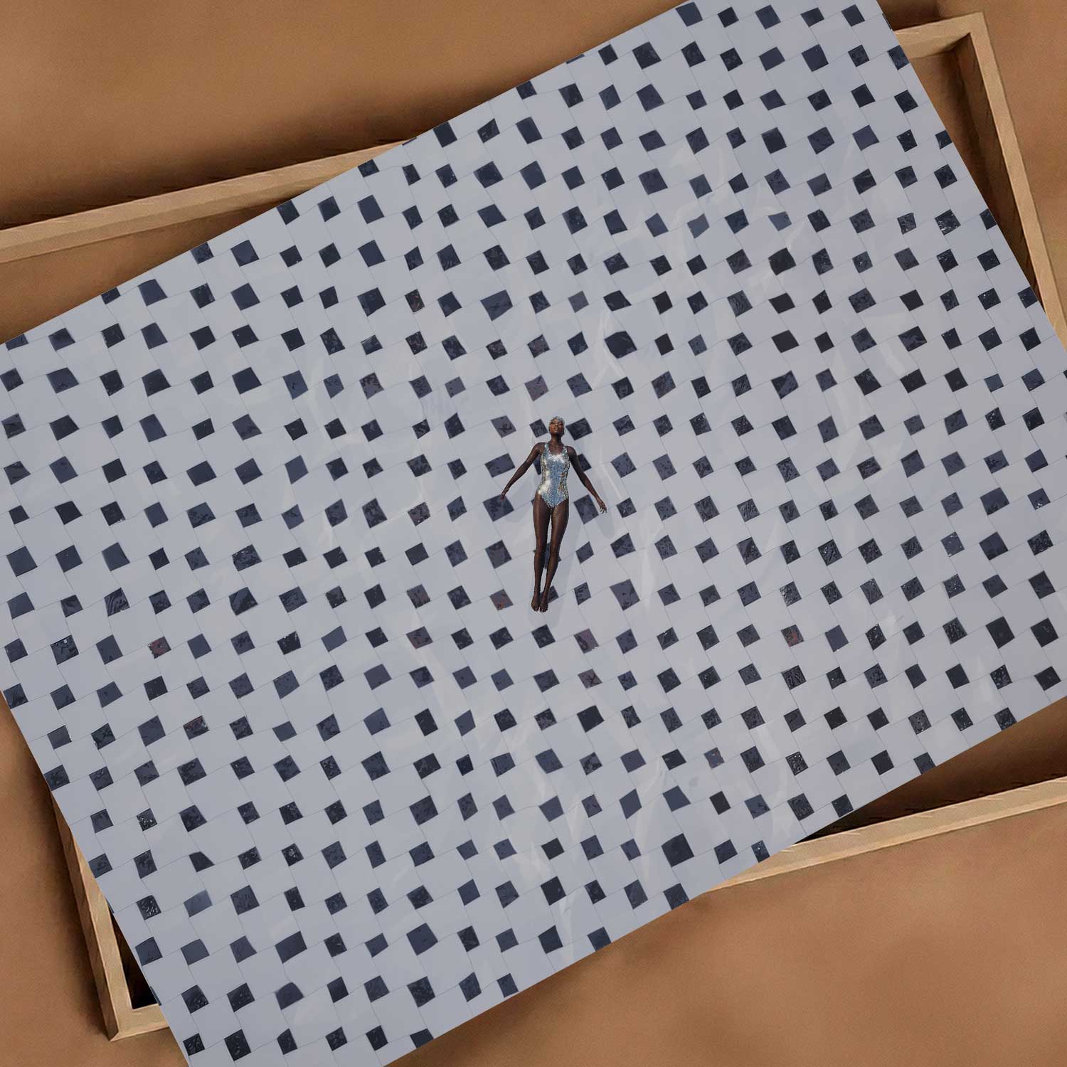 Pool Bliss, Horizontal, Art Print