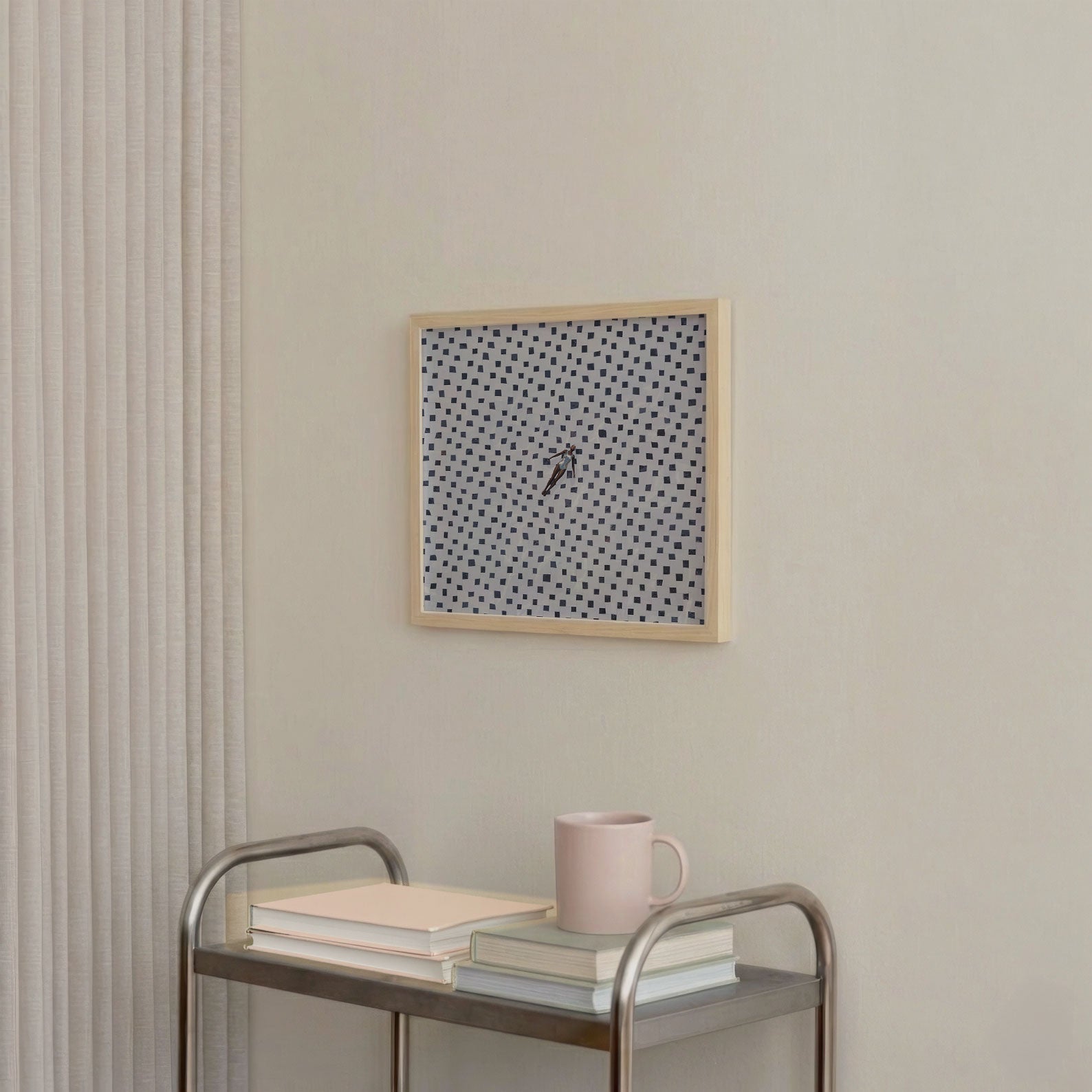 Pool Bliss, Square, Framed Art