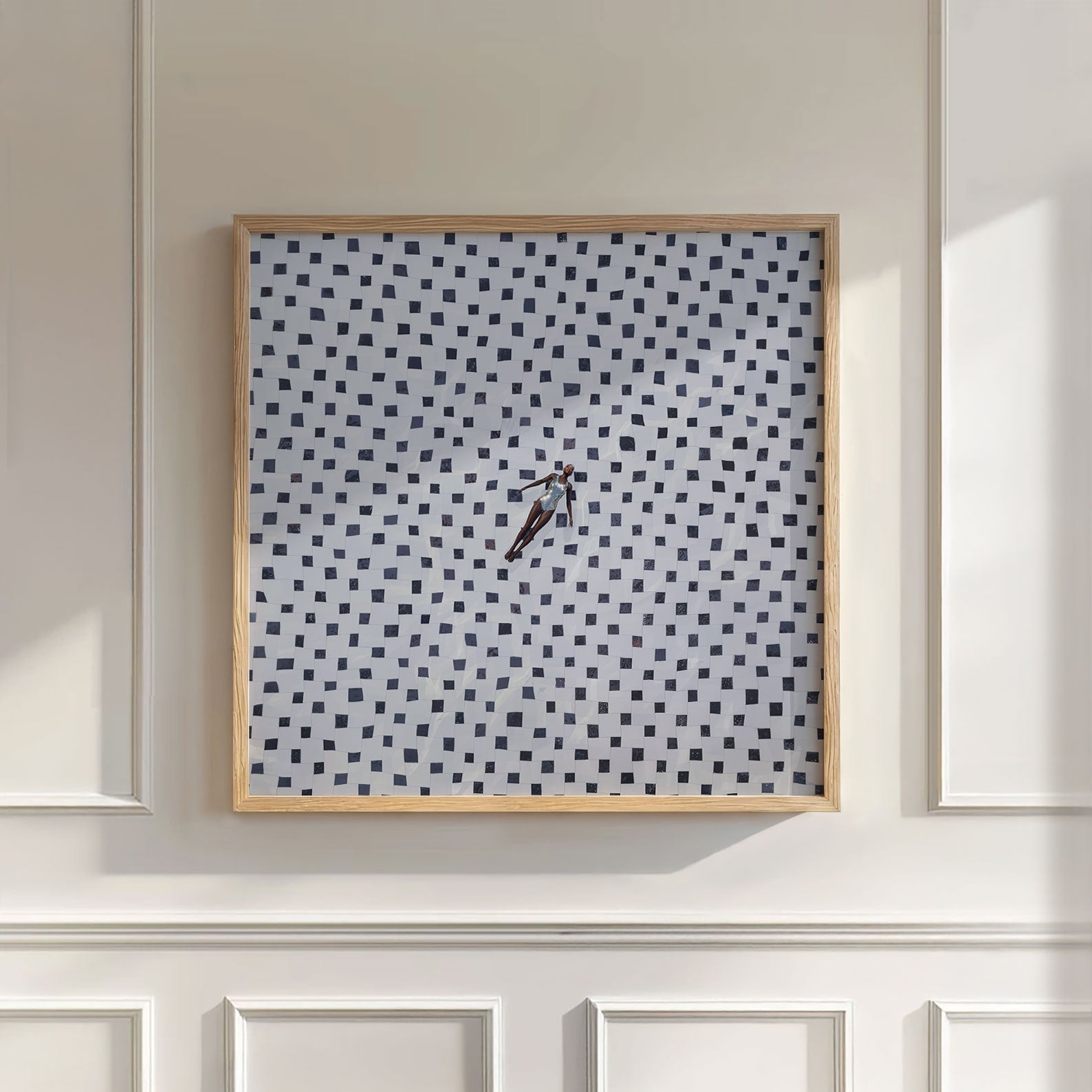 Pool Bliss, Square, Wall Art