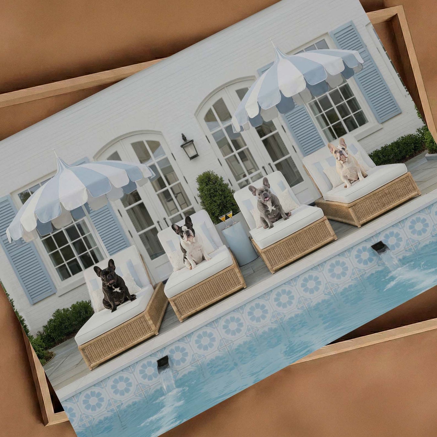 Pool Day, Horizontal, Art Print