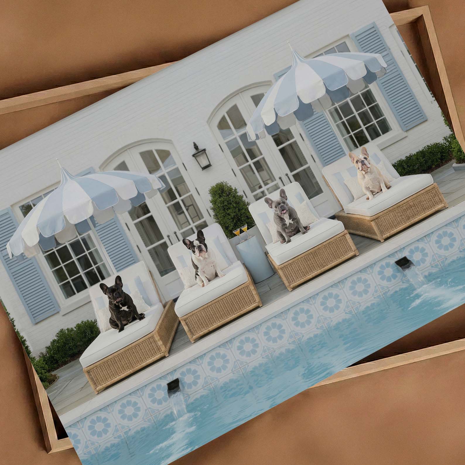 Pool Day, Horizontal, Art Print