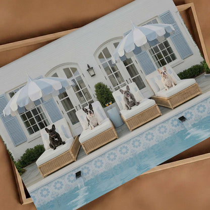 Pool Day, Horizontal, Art Print