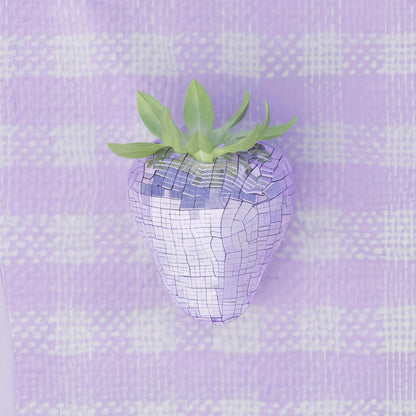 Extreme Close Up Detail Of Purple Disco Berry Grid