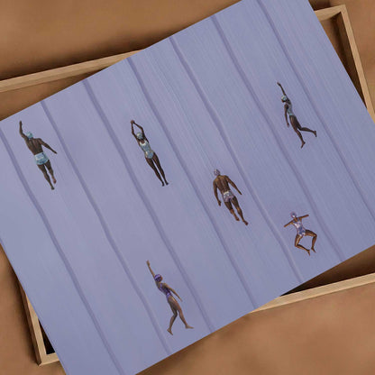 Purple Escape, Horizontal, Art Print