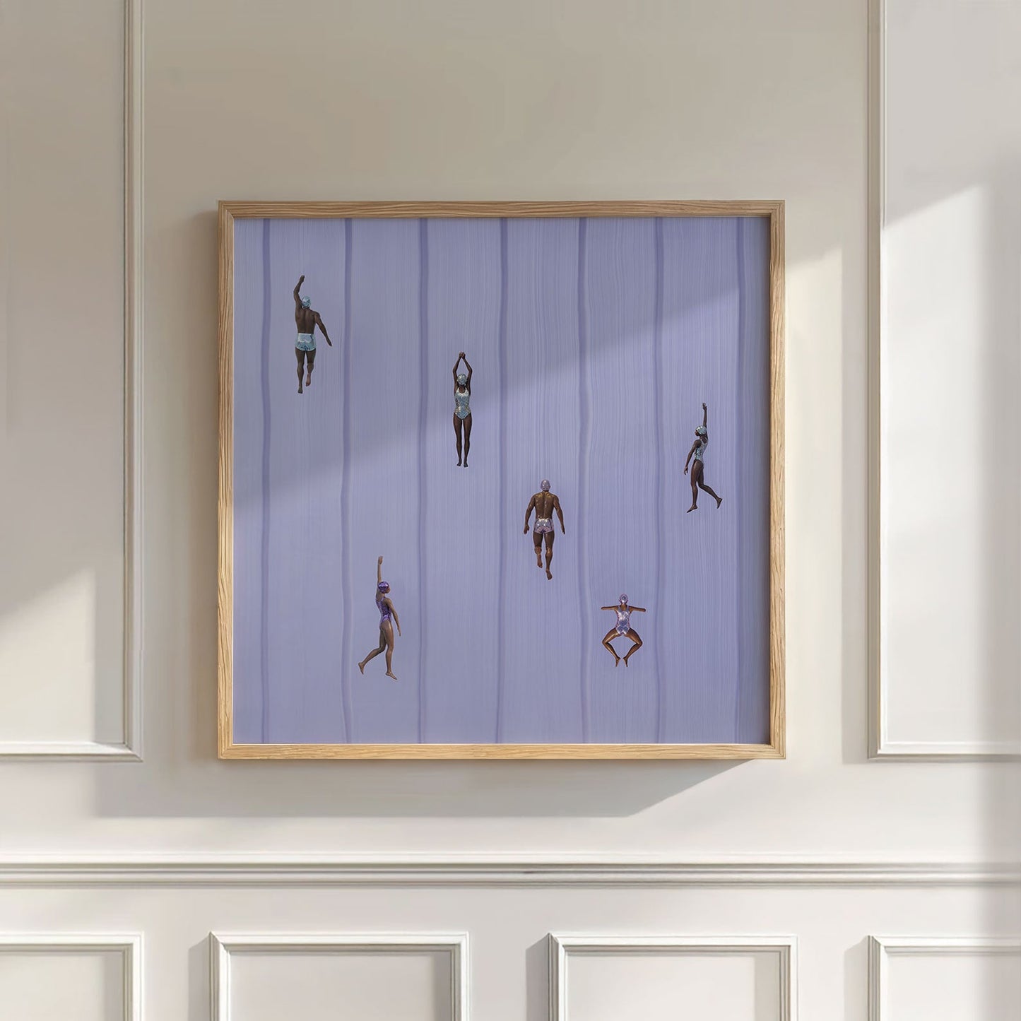 Purple Escape, Square, Wall Art