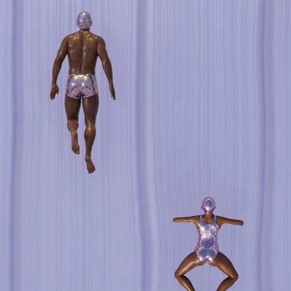 High Resolution Art Texture Of Purple Escape