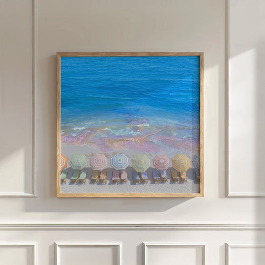 Rainbow Coast, Square, Wall Art