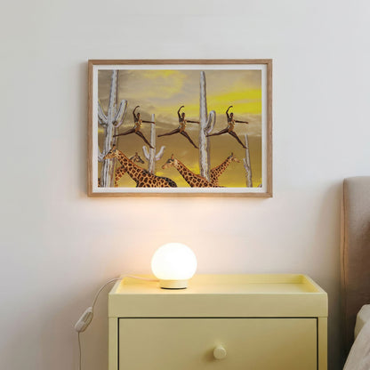 Safari Party, Horizontal, Framed Art