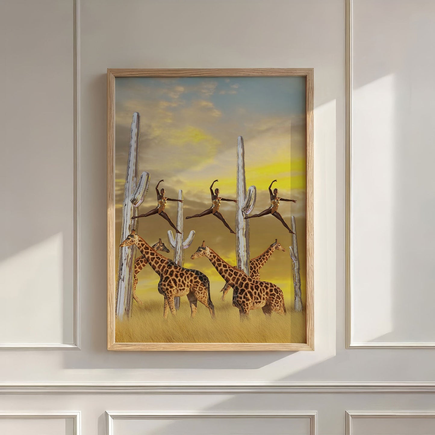 Safari Party, Vertical, Wall Art