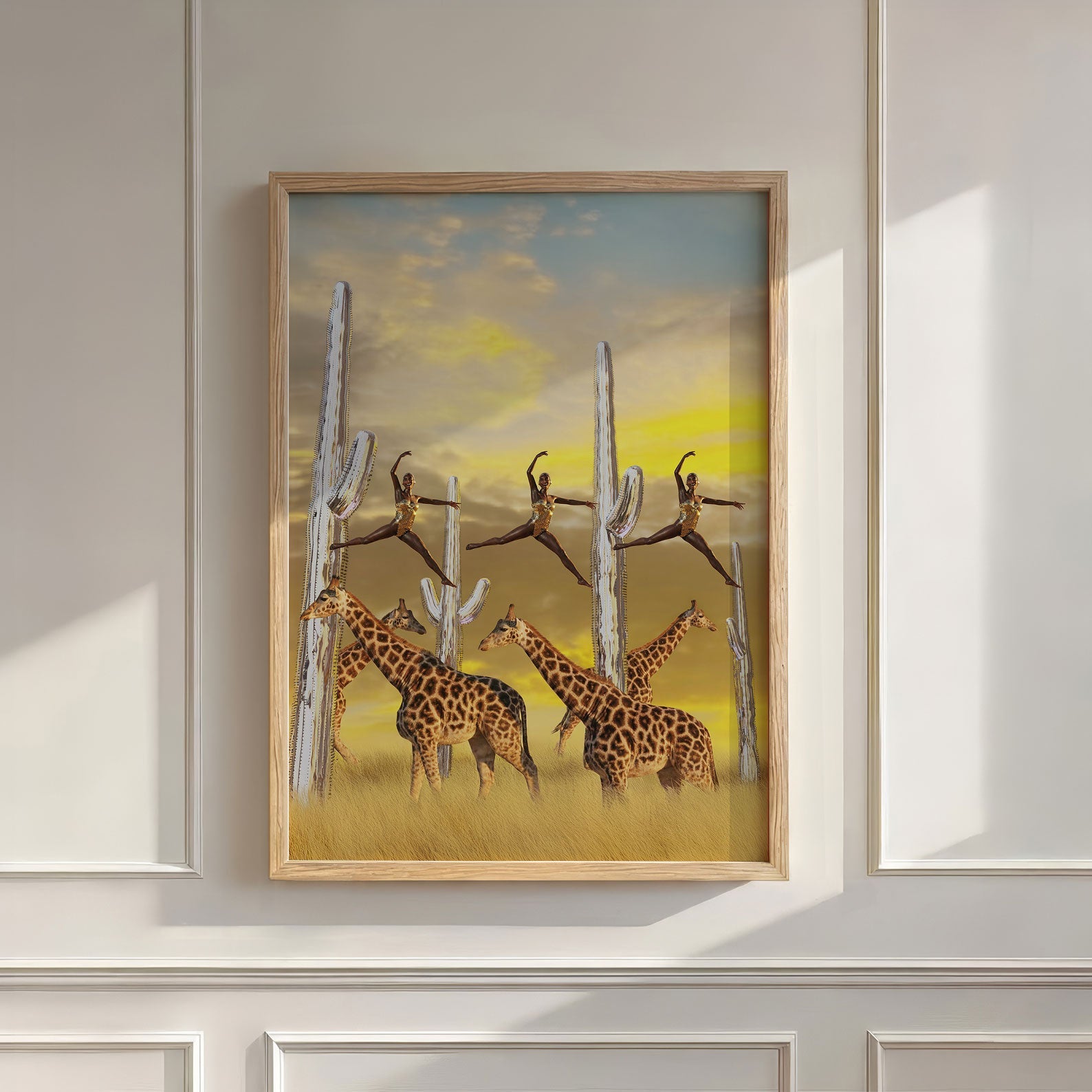 Safari Party, Vertical, Wall Art